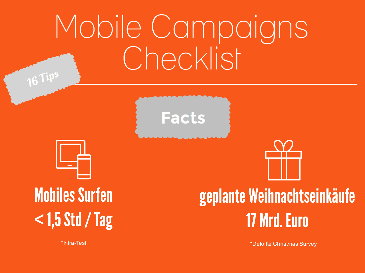 Mobile Kampagnen Checkliste